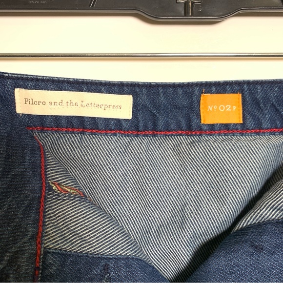 Pilgro and the Letterpress Mini Denim Skirt Size 2P - Picture 11 of 14